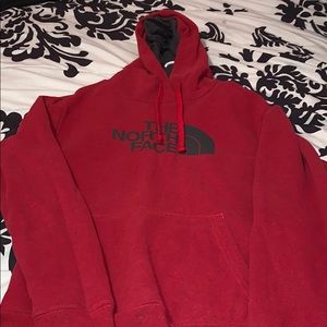 Red North Face Sweat shirt